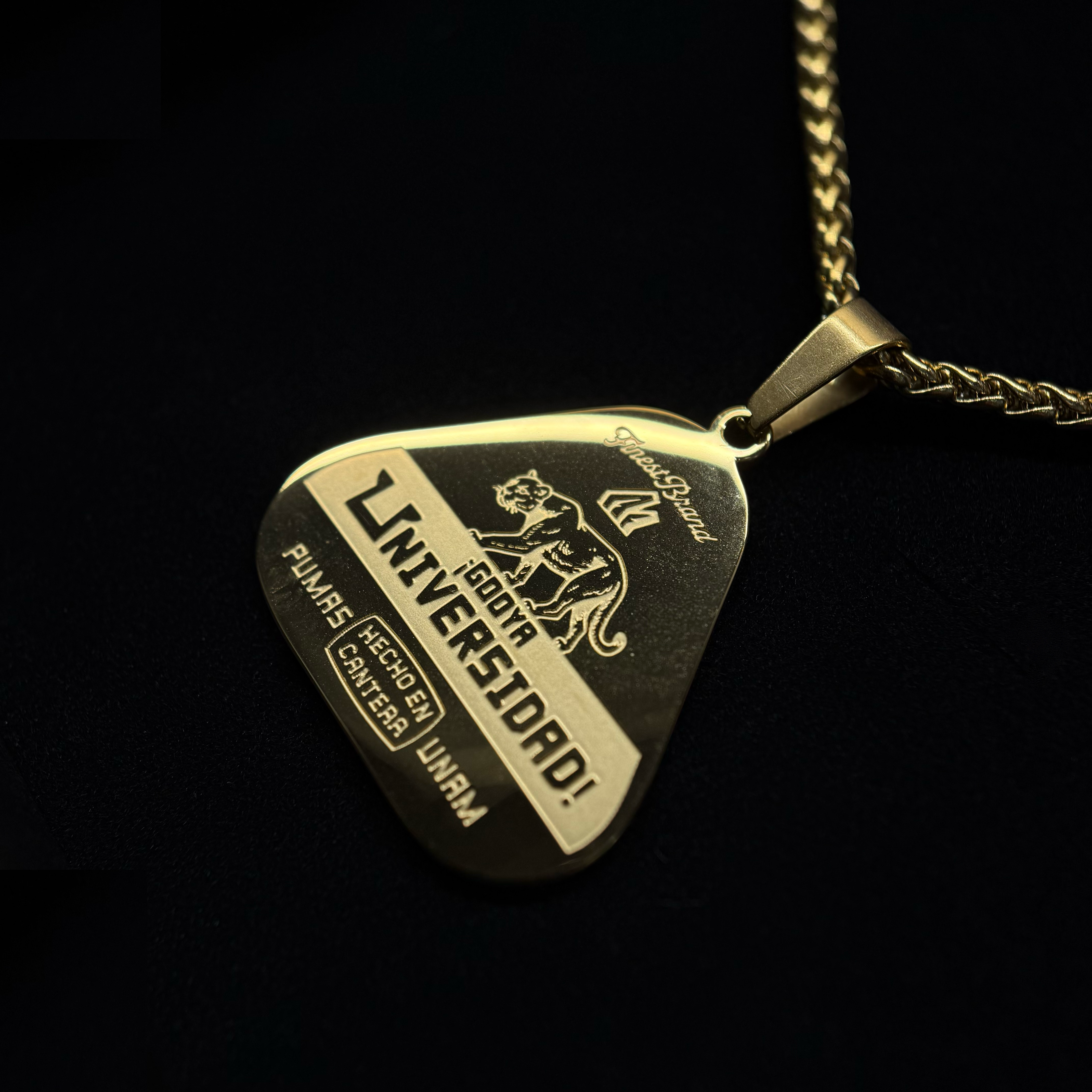 Pumas UNAM Necklace | 18K Gold Plated – FinestBrand